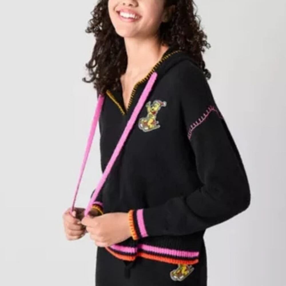 NWT Haribo Gummy Bears x JC Penney Cropped V-Neck Pullover Hoodie Sz 1X
